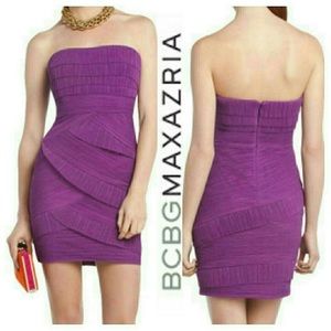 BCBG MAXAZRIA strapless dress